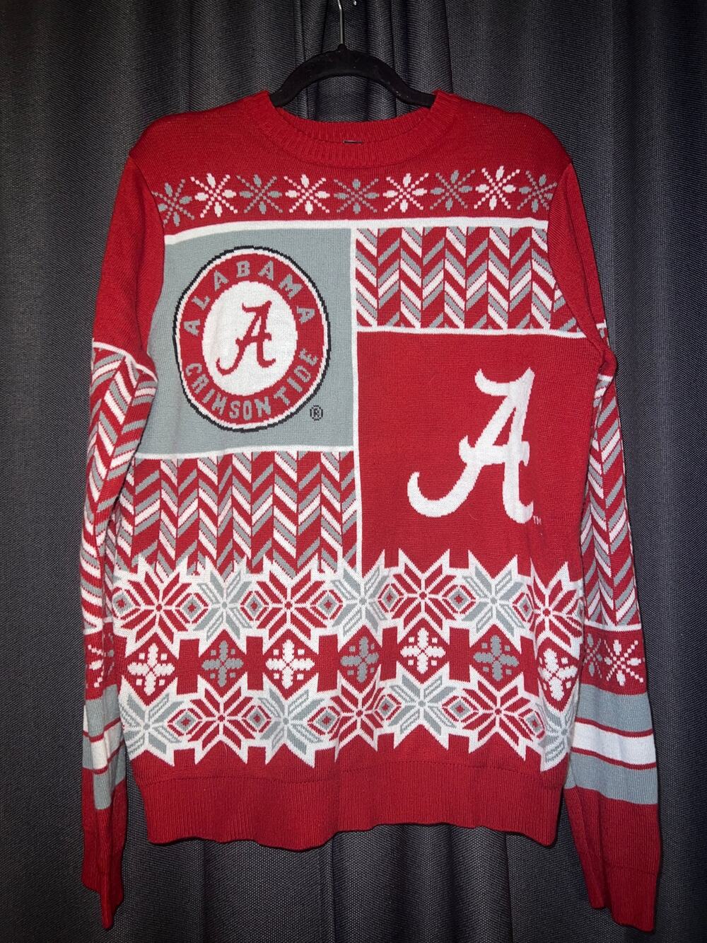 Ugly Christmas Sweater Xmas Size Medium Alabama Crimson Tide Roll Tide